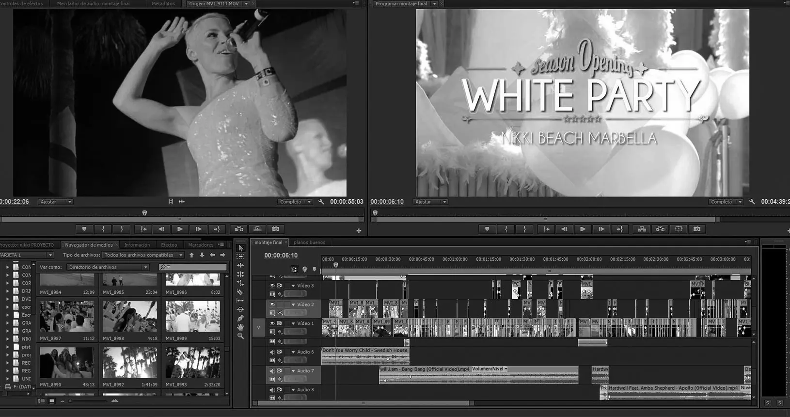 montaje video nikki beach